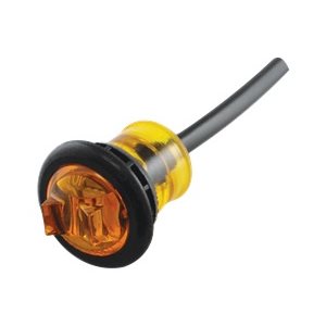 LED 3 / 4" Amber lamp, 1-dio