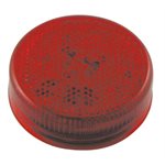2.5" Reflective Rd marker lamp Red, 4-LED