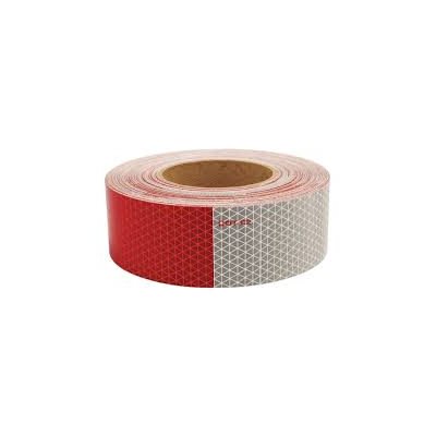 Conspicuity tape 150' x 2", 6" red / 6" silver DOT