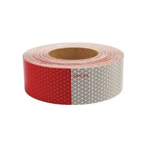 Conspicuity tape 150' x 2", 6" red / 6" silver DOT