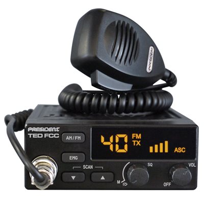 President TED FCC am / fm 12v CB radio